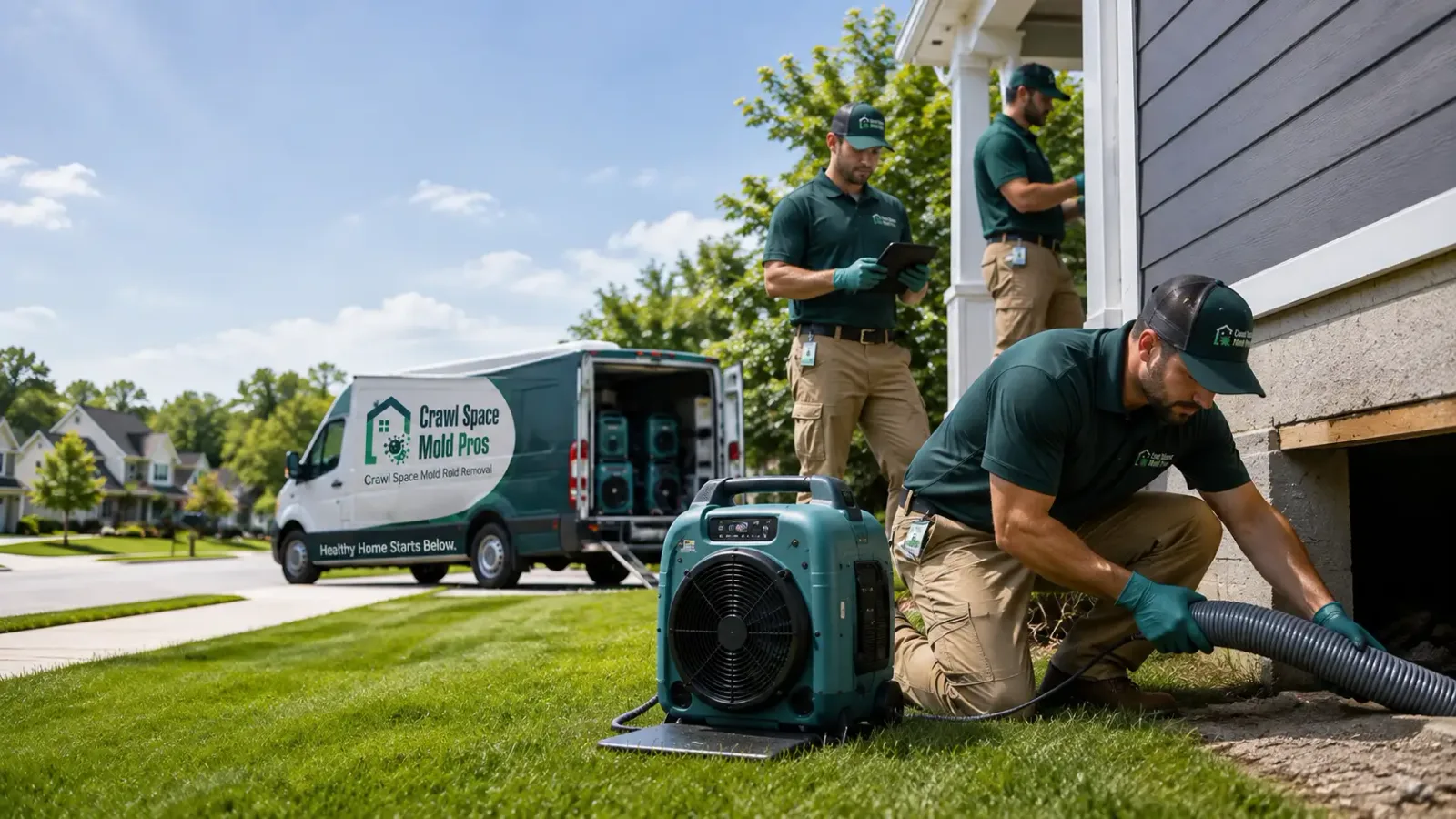 Crawl Space Mold Removal in Wells, MN